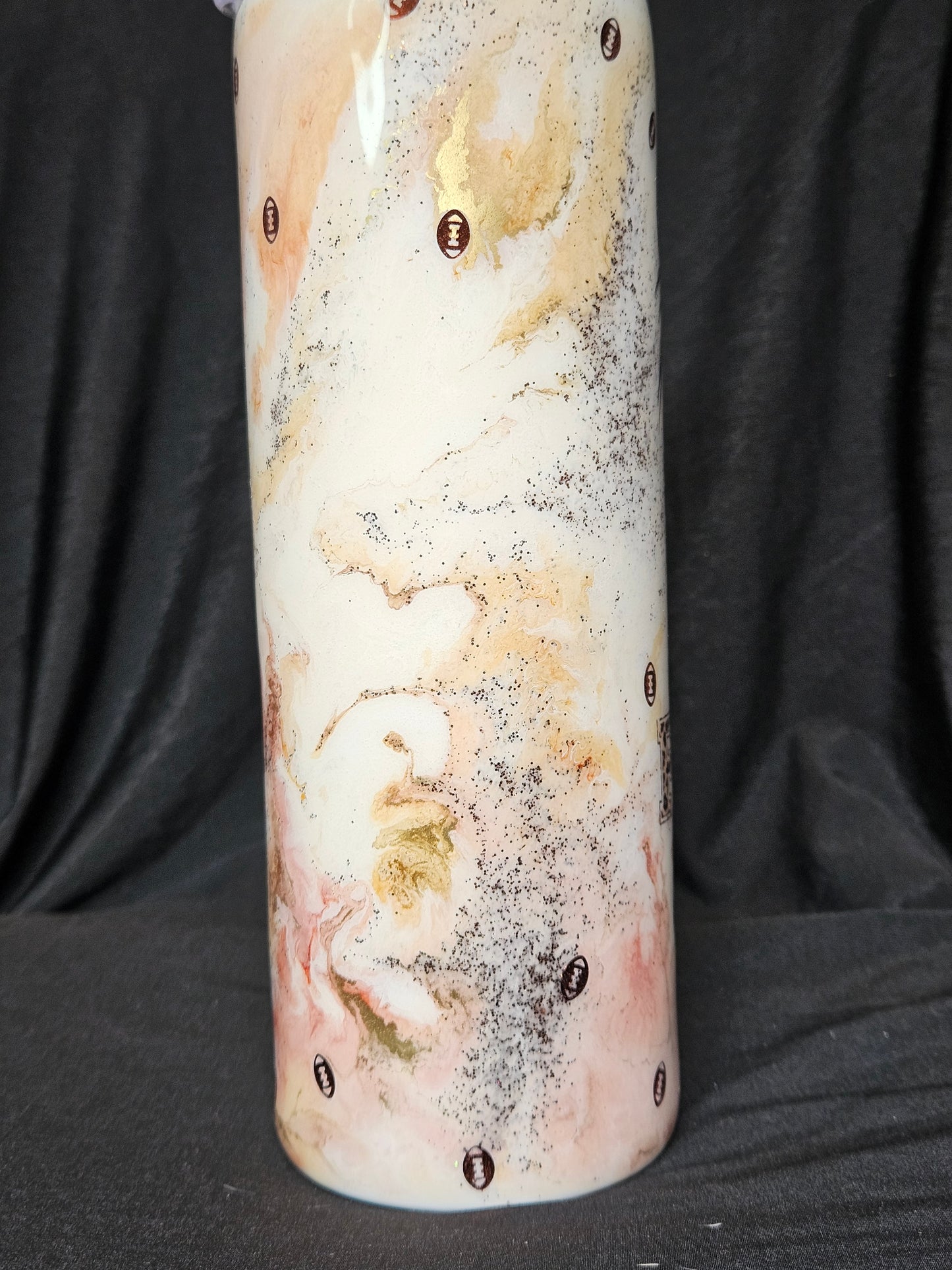 20oz Skinny Tumbler (marble technique)